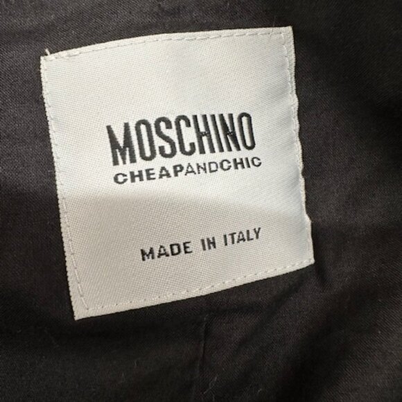 Moschino Cheap and Chic Size 40 Black Jacket - Picture 7 of 9